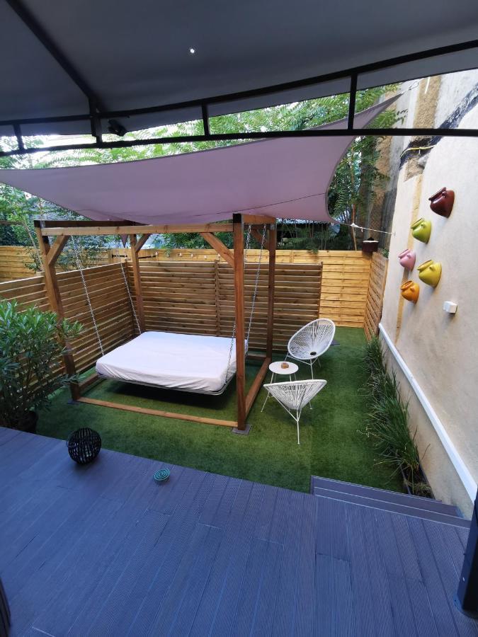 Apartamento Lyon Superbe Jacuzzi Vue Sur Jardin Villeurbanne Exterior foto